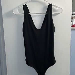 Black Gaze Size Small Bodysuit w Back Detail